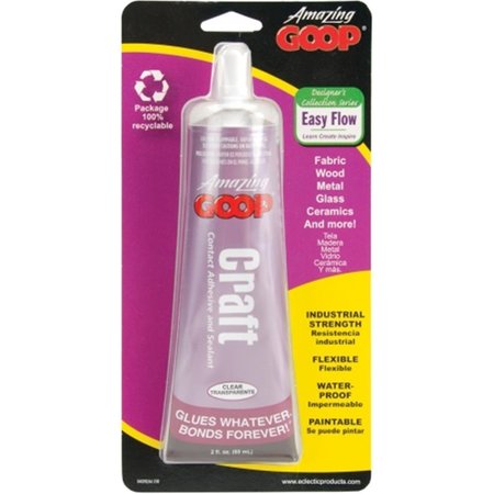 ECLECTIC PRODUCTS Eclectic Products 190512 Amazing Goop Craft Contact Adhesive & Sealant 190512